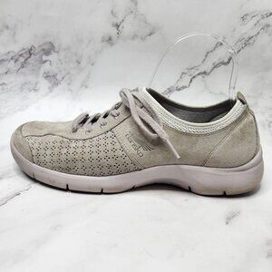 $20 SALE Dansko Solvei Grey Suede Shoes Walking Running Sneakers 41 (10.5)
